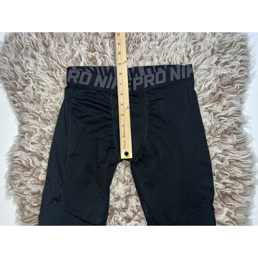 Nike pro kids black compression capris